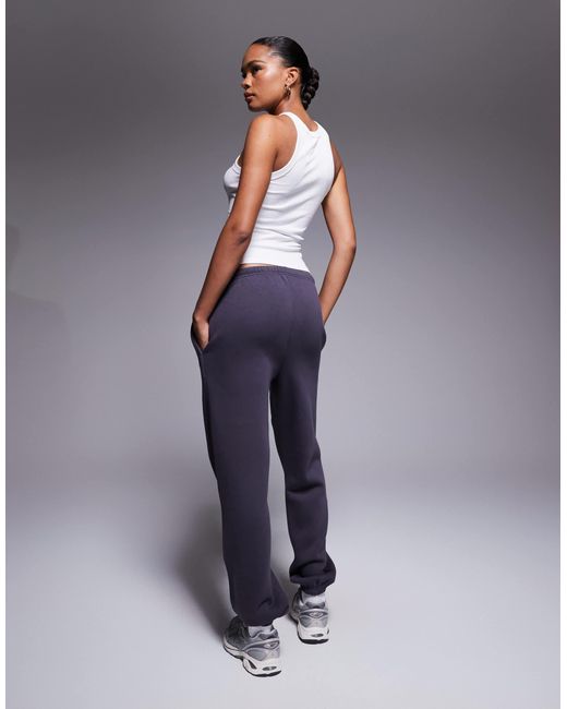 Kaiia Blue Cotton Blend Cuffed Trackies