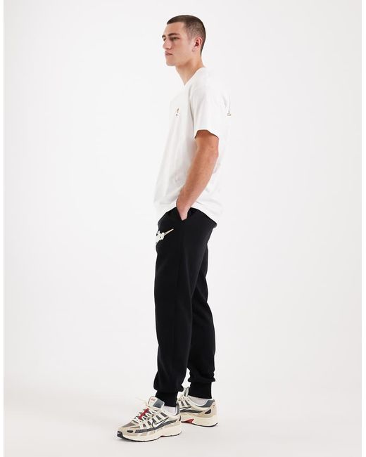 Nike Black Club Joggers With Swoosh Detail for men