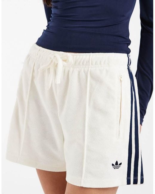 Adidas Originals Blue Terry Towel Shorts