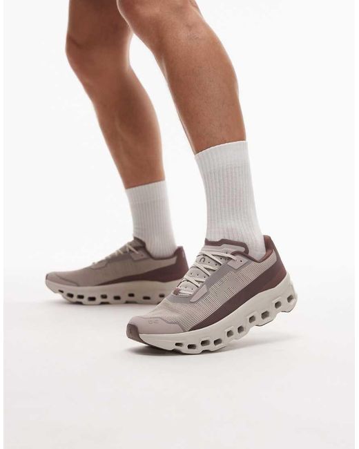 On Shoes Gray Cloudmster Void Running Trainers for men
