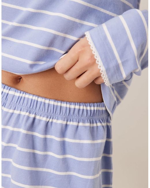 ASOS Blue Mix & Match Flippy Pyjama Short