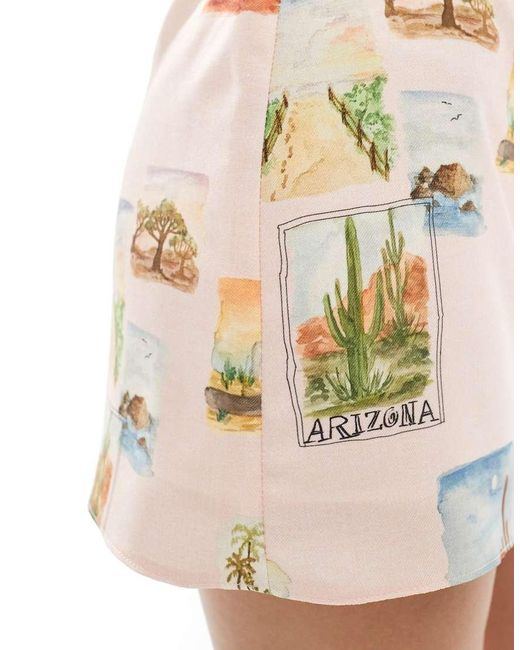 ASOS Multicolor Co-Ord Skort