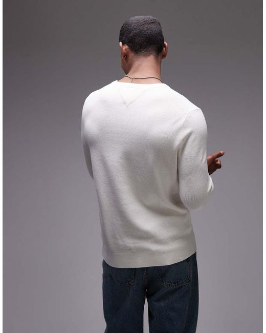 Tommy Hilfiger Gray Essential Crew Neck Jumper for men
