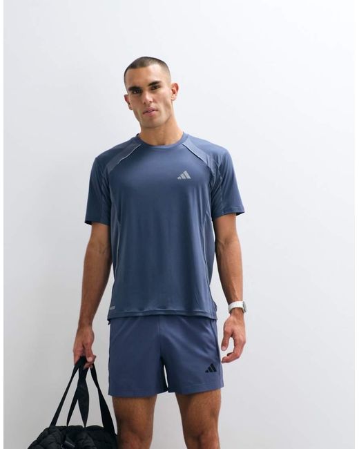 Adidas Originals Blue Adidas Training Essentials Woven Shorts for men