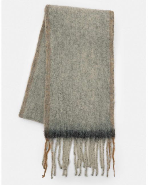 Écharpe douce à franges - pâle Pull&Bear en coloris Gray