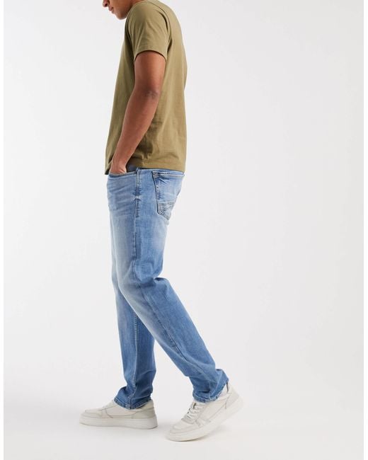 Blend Blue Regular Fit Straight Leg Jeans for men