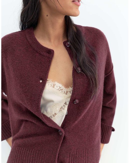 Pull&Bear Red – strickjacke