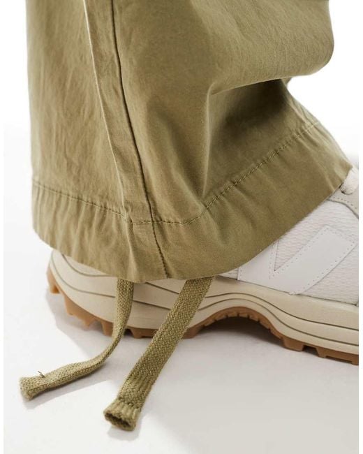 ASOS Parachute-Broek Van Popeline in het Green voor heren