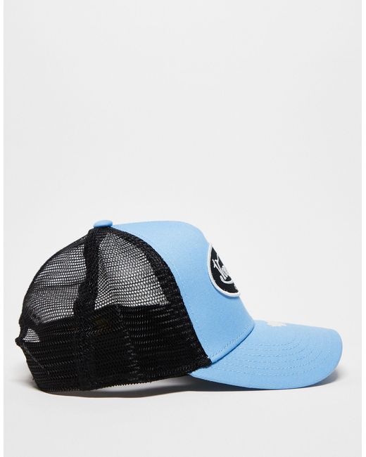 Boston - cappellino stile trucker blu e nero di Von Dutch in Blue