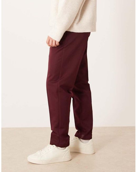 ASOS Natural Smart Tape Trousers for men