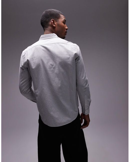 ARKET Gray Oxford Shirt for men