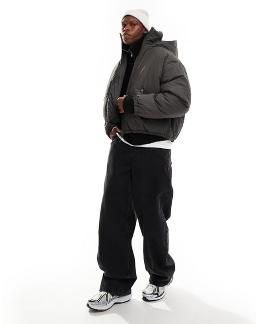 Weekday – floyd – wattierte bomberjacke in Gray für Herren