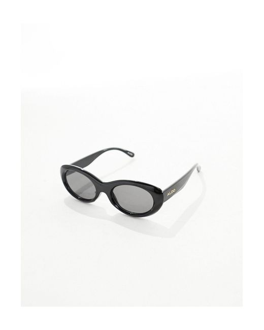 ALDO Brown Ondine Oval Sunglasses