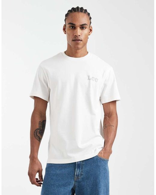 Lee Jeans White Workwear T-shirt for men