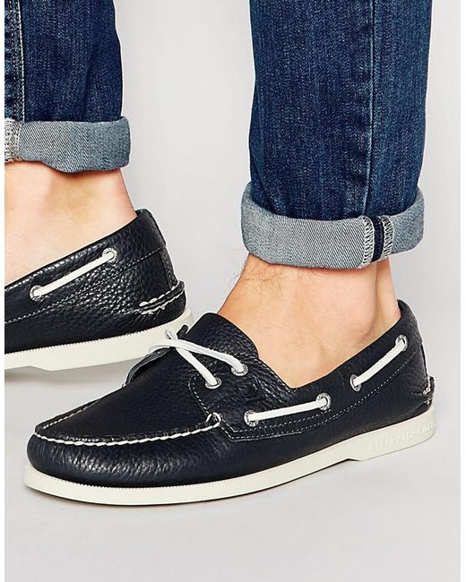 leather topsiders