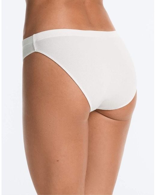 Oysho White 3 Classic Cotton Briefs