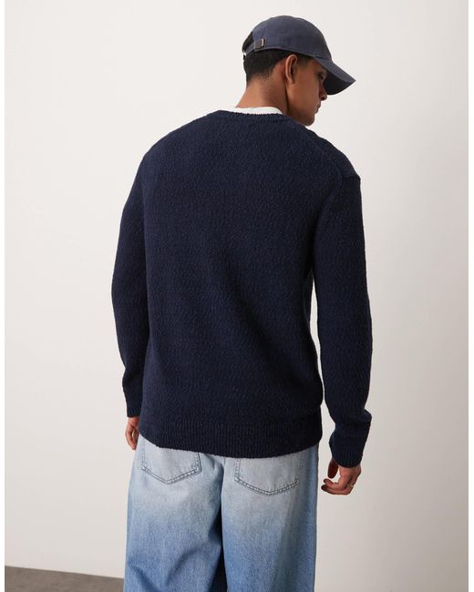 Gant – strickpullover in Blue für Herren