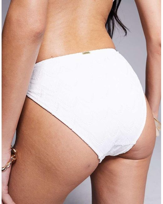 Boux Avenue Gray Broderie Brazilian Bikini Bottom