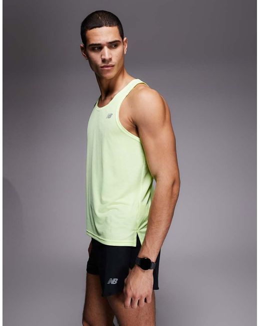 New Balance Green Rc 3 Inch Split Short for men