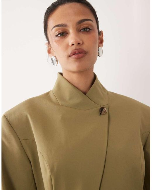 ASOS Green Tailored Pelmet Mini Skort
