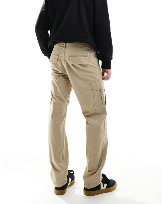 JJ Rebel – cargohose mit lockerer passform in Black für Herren