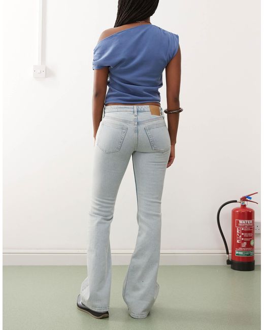 Weekday Blue – flame – schlagjeans