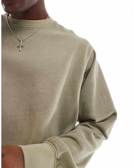 Jack & Jones Green Super Oversized Sweatshirt for men