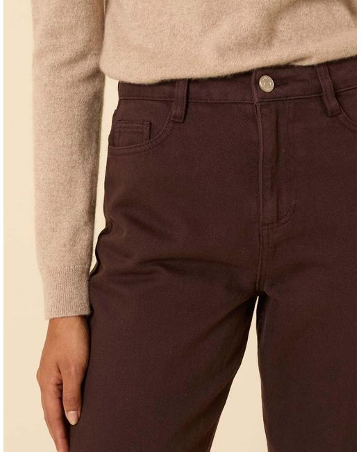 Nobody's Child Natural Putney High Rise Barrel Leg Jeans