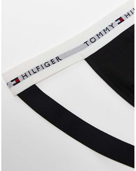 Essentials di Tommy Hilfiger in Black da Uomo