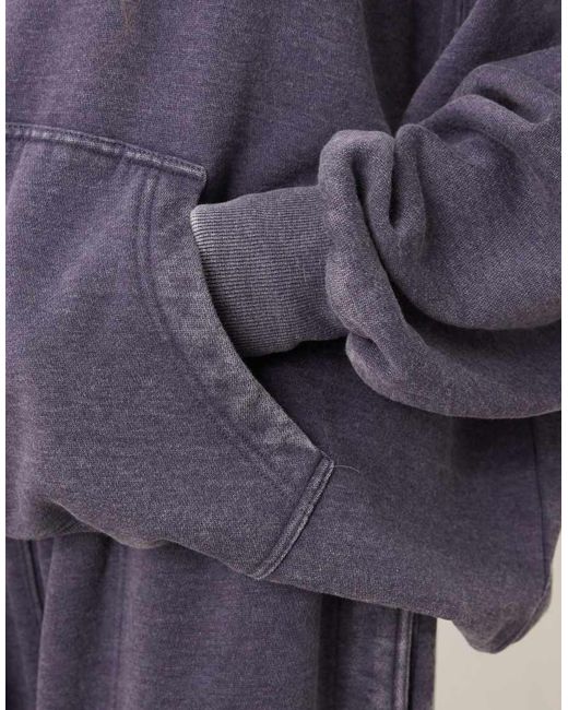 Free People Purple Intimately Fp Slow It Down Pull Over Sweatshirt