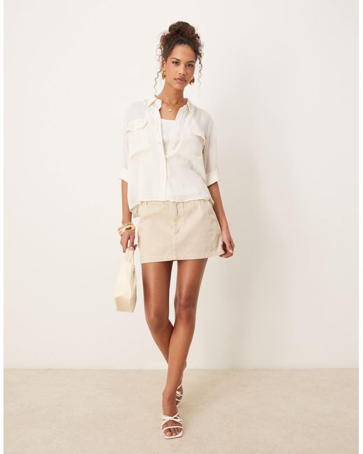 Aware Natural Utility Shirt With Pockets