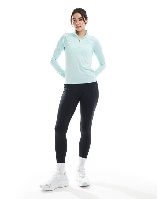PUMA Blue Run Velocity Cloudspun 1/4 Zip Top