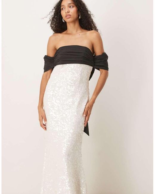 True Decadence Natural Strapless Midi Dress
