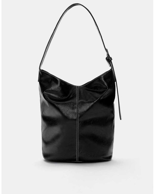 Borsa Shopper Nera di Pull&Bear in Black