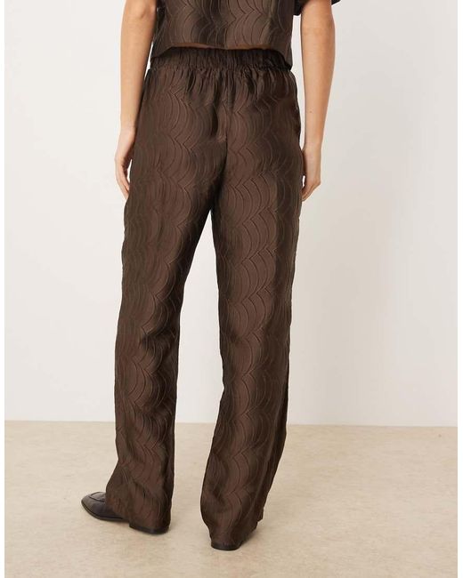 Y.A.S Natural Premium Texture High Waist Trousers Co-ord