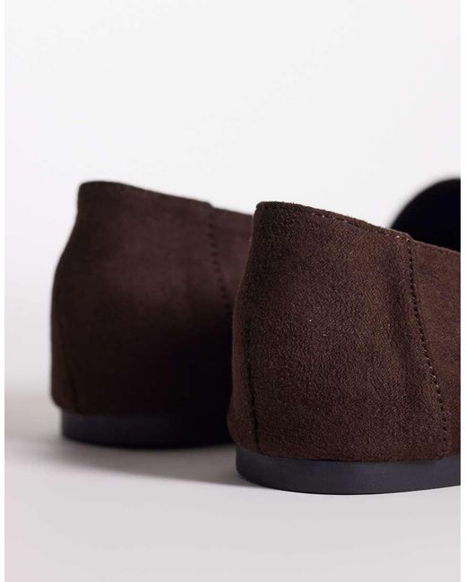 London Rebel Brown Nori Buckle Detail Loafer