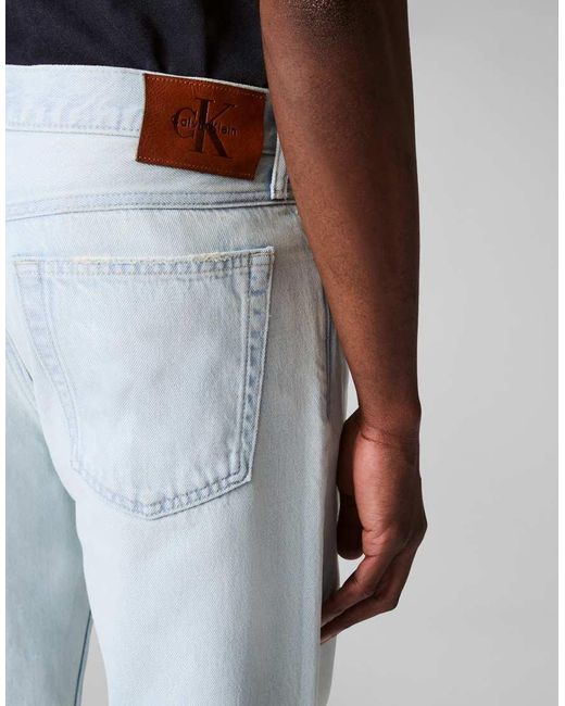 Calvin Klein Blue 90s Straight Jeans for men