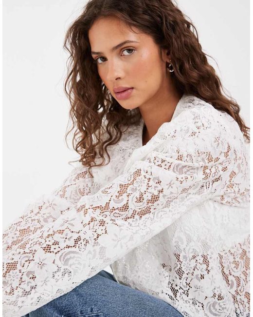 Blusa Bianca di Object in White
