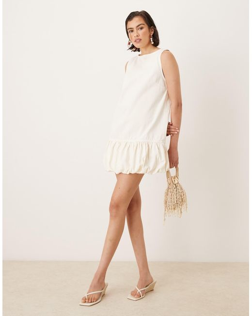 Mango Natural – mini-etuikleid aus twill