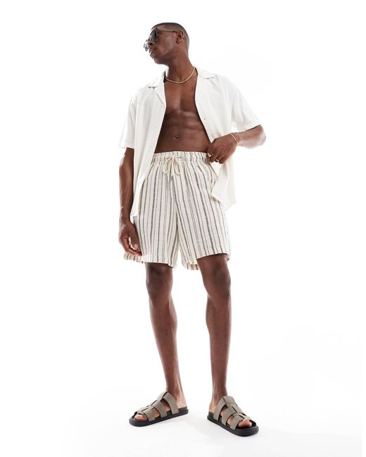 Pull&Bear – shorts in White für Herren