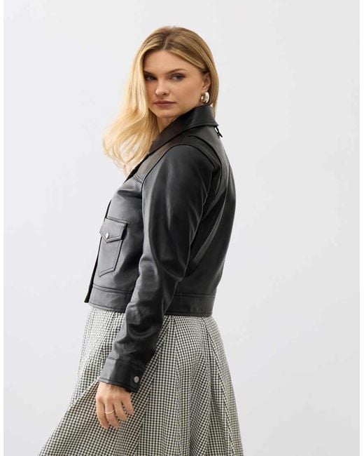 Bolongaro Trevor Black Real Leather Louisa Trucker