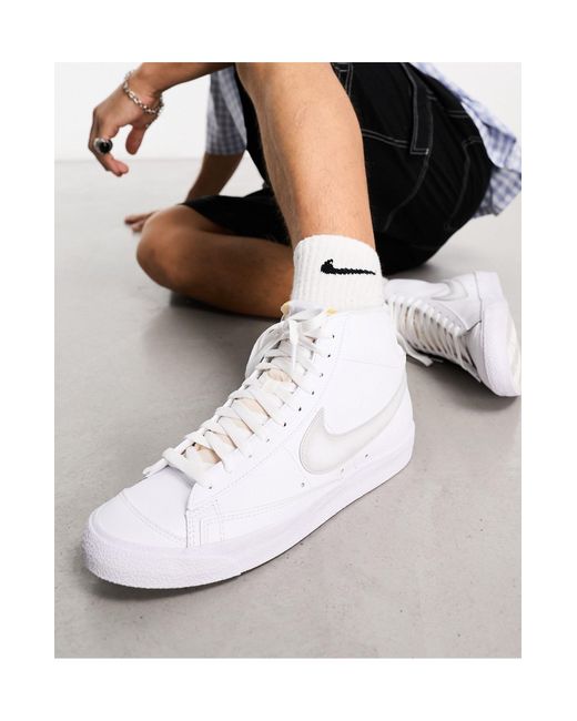 Blazer mid '77 vintage - baskets montantes - et gris Nike pour homme en  coloris Blanc | Lyst