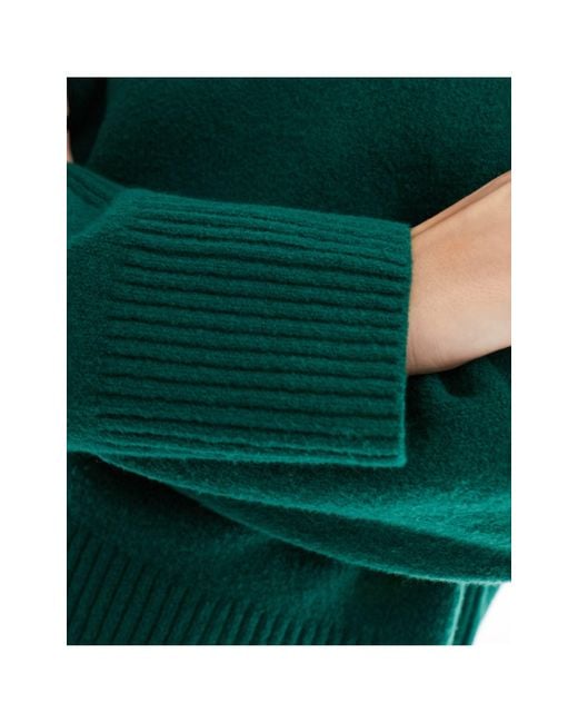 & Other Stories Green Crew Neck Sweater