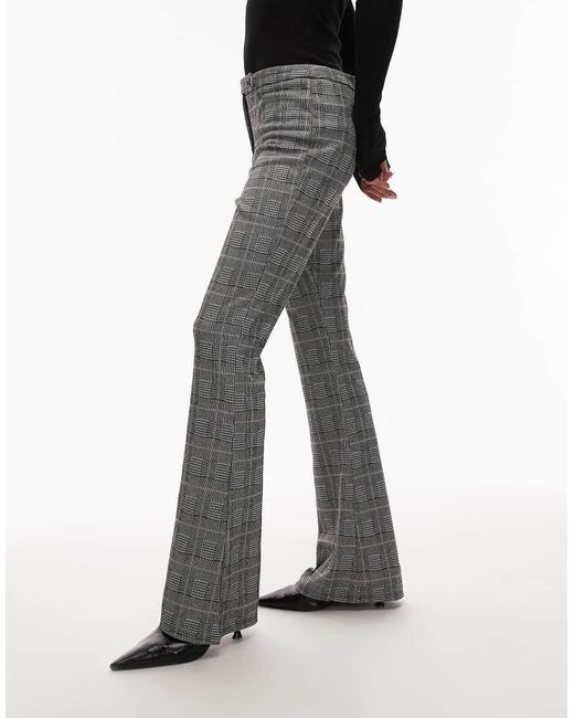 ASOS Black Jersey Tailored Flare Pants