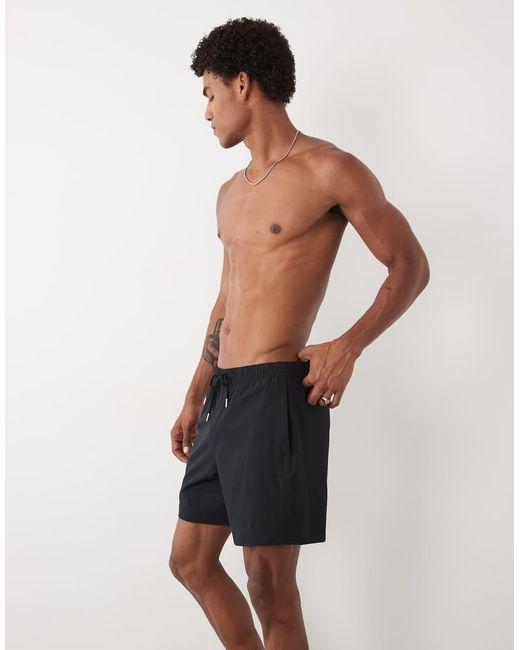 Abercrombie & Fitch Gray 6in Pull On Swim Short for men