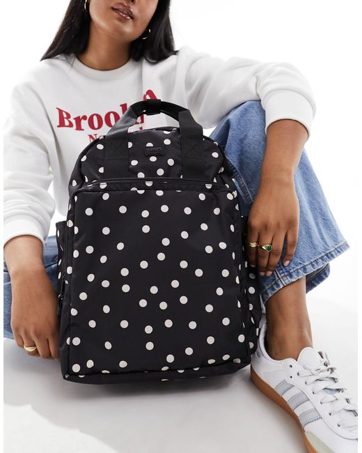 Levi's Blue L-pack Round Backpack With Logo