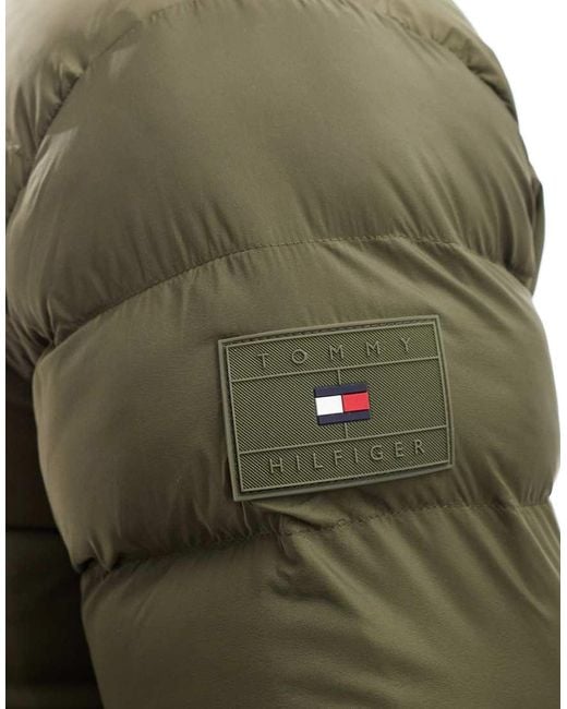 Tommy Hilfiger Green Thermal Insulated Padded Jacket for men