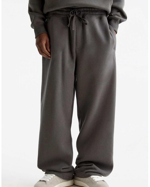 Pull&Bear – weite jogginghose in Gray für Herren