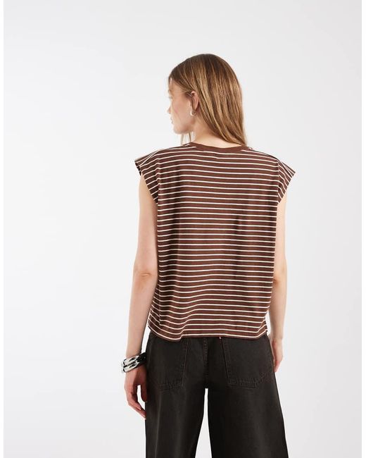 Levi's Red Striped Tank Top