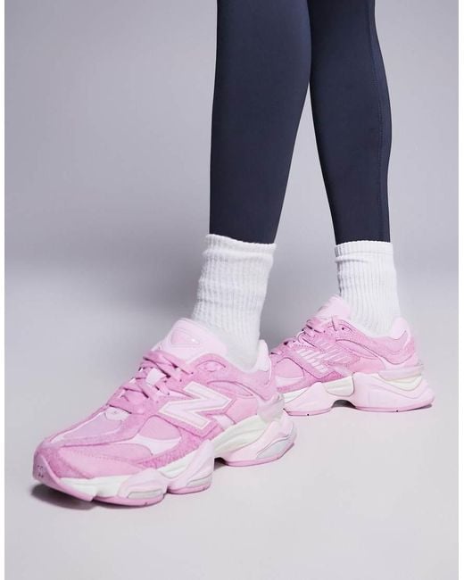 New Balance Pink 9060 Overdye Trainers